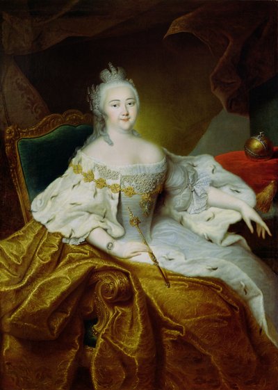 Portrait of the Empress Elizabeth Petrovna, c.1745 by Georg Christoph Grooth